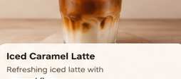 Iced Caramel Latte
